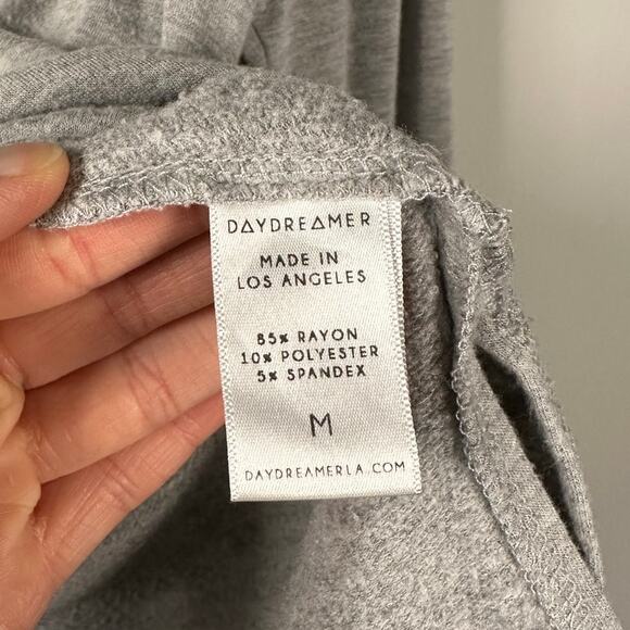 Daydreamer Gray "Partner In Wine" Graphic Long Sleeve Top Size Medium - Picture 6 of 8